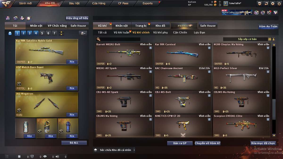 shop acc cf uy tin gia re